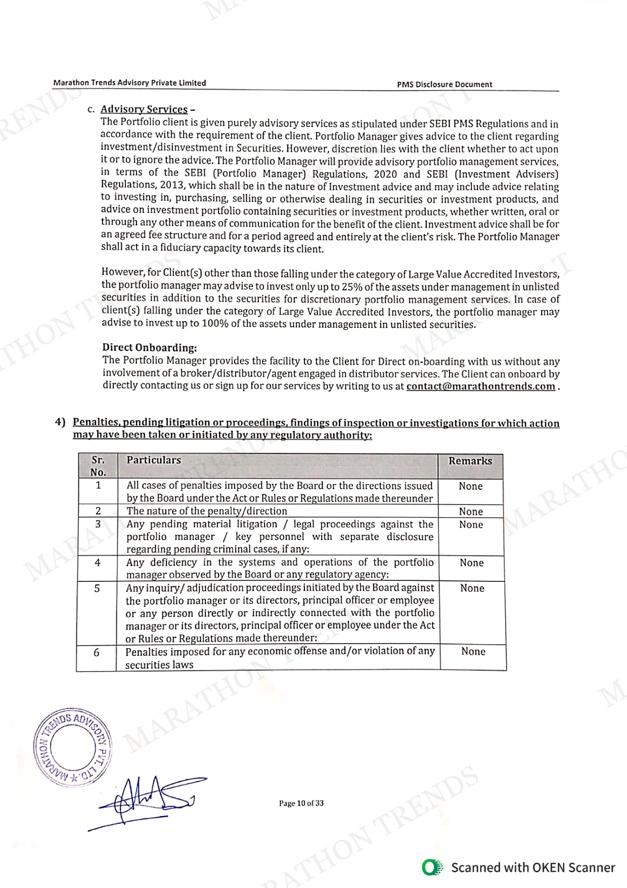 Disclosure Document — page 13 of 37