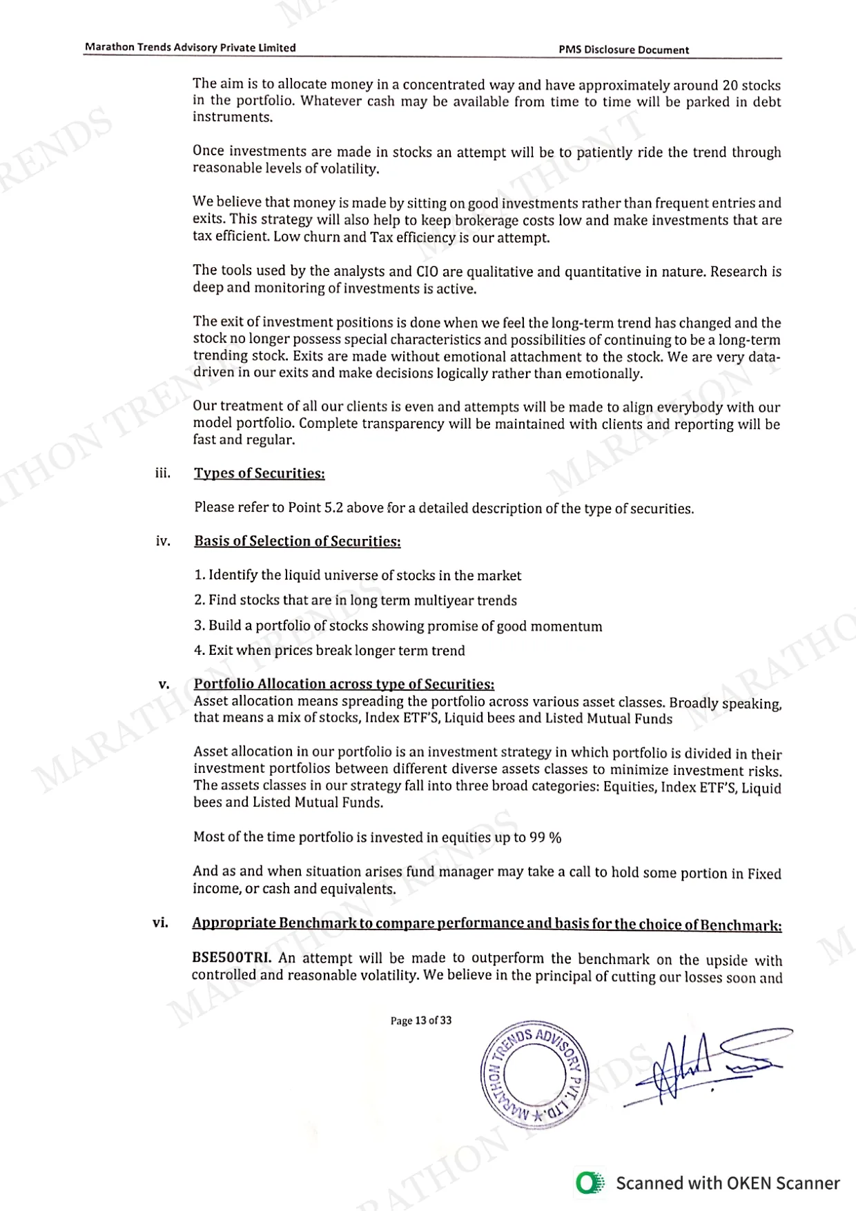 Disclosure Document — page 16 of 37