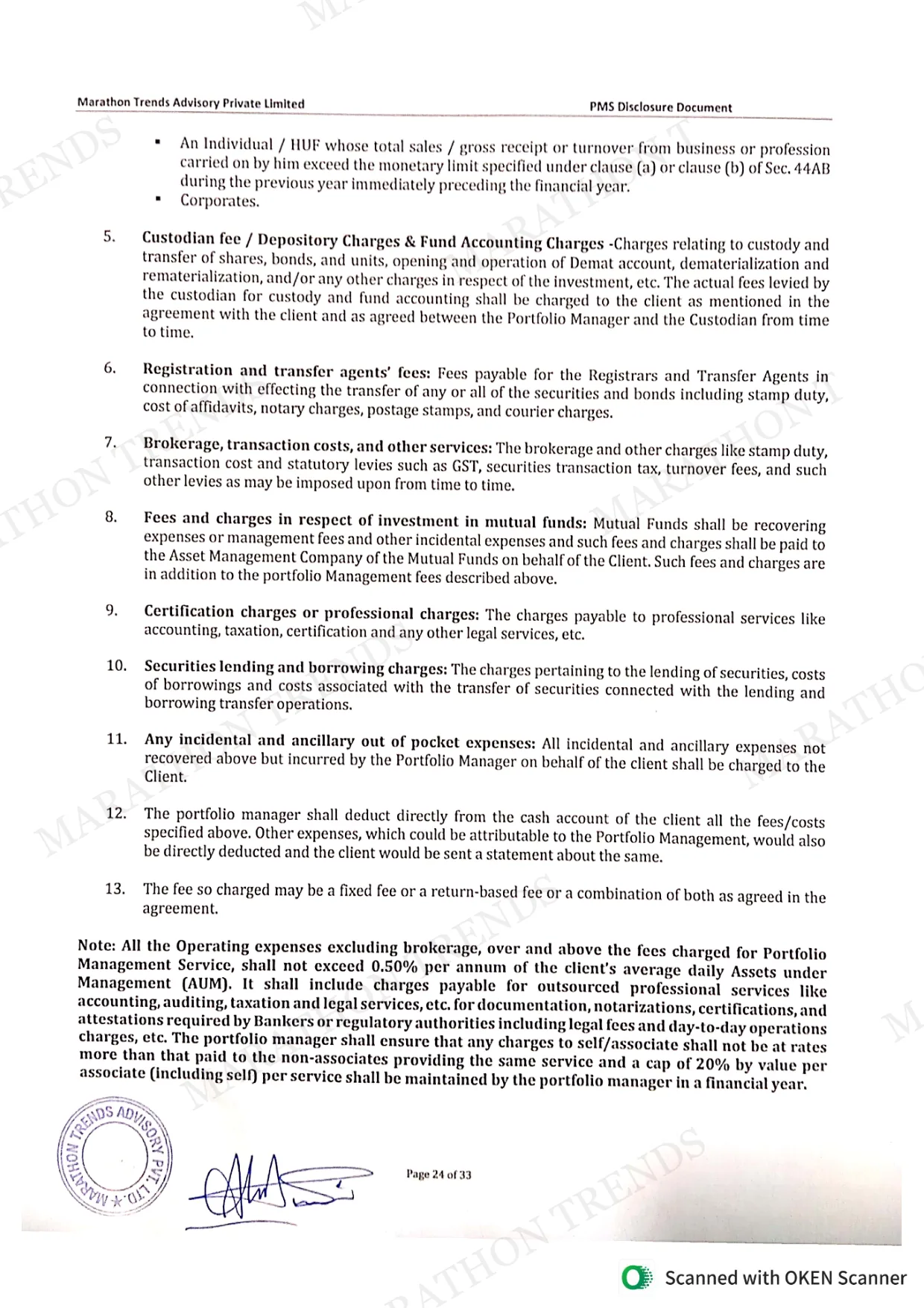 Disclosure Document — page 27 of 37
