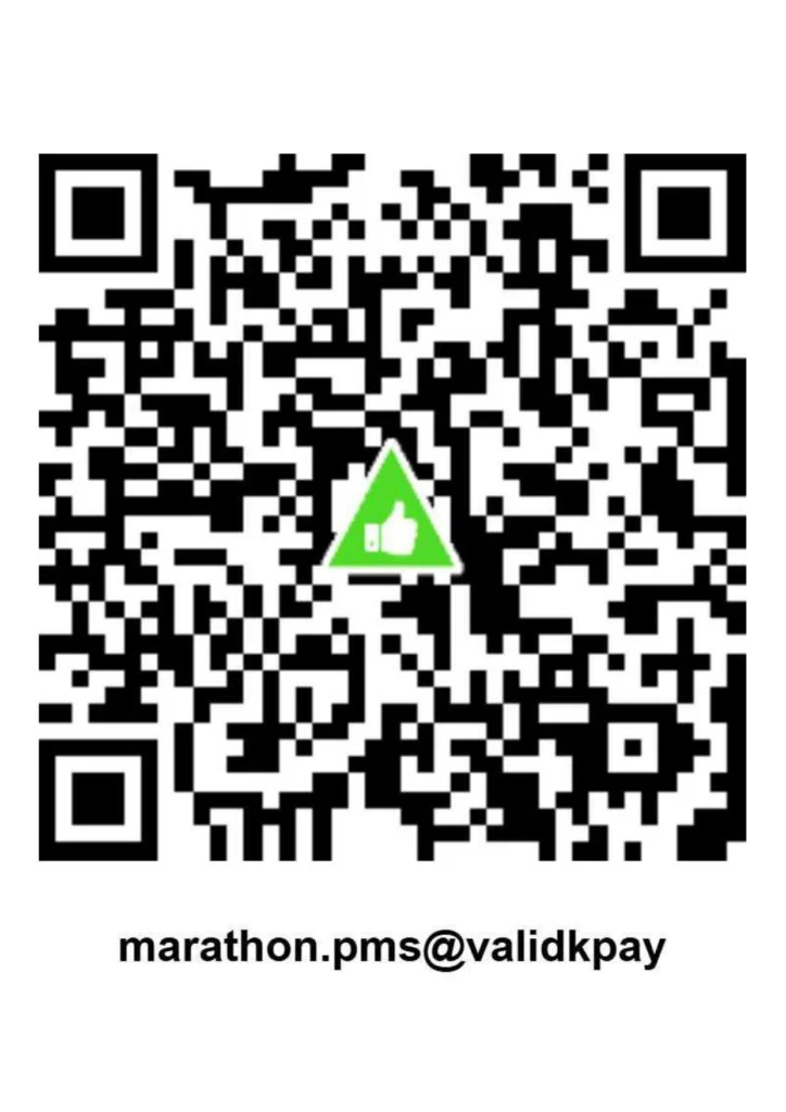 UPI payment QR code for marathon.pms@validkpay